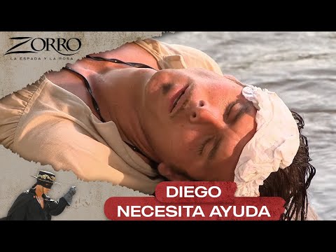 Esmeralda rescata a Diego del río | Capítulo 5 | Temporada 1 | Zorro: La Espada y La Rosa