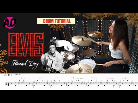 Hound Dog - Elvis Presley - Drum Cover (Drum Score)
