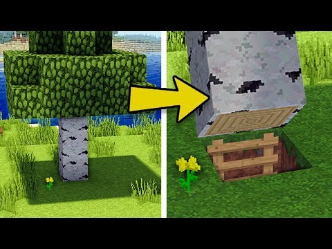 Minecraft: How to Build A Survival Secret Base Tutorial (Hidden House)