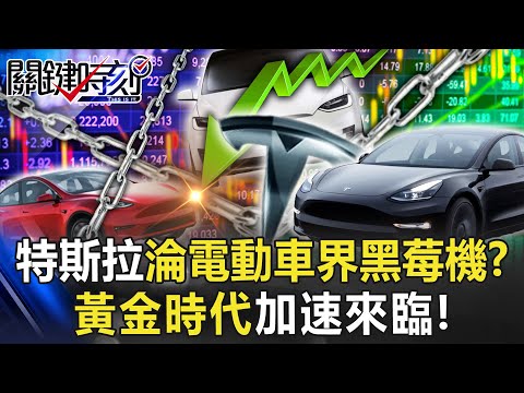 特斯拉慘淪電動車界「黑莓機」？ 慘遭分食殺價求生…電動車黃金時代加速來臨！【關鍵時刻】20230116-4 陳瑩 黃世聰 林廷輝 呂國禎 李正皓 陳國銘