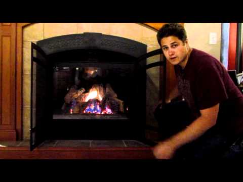 Napoleon Gas Starfire GD70 Burn Video Product Review Fireplace