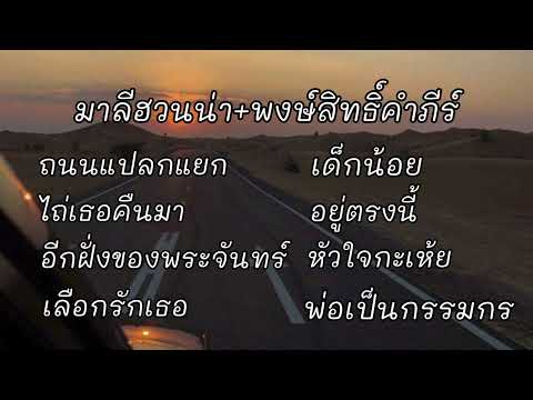 มาลีฮวนน่า+พงษ์สิทธิ์คำภีร์/ถนนแปลกแยก+ไถ่เธอคืนมา+อีกฝั่งของพระจันทร์