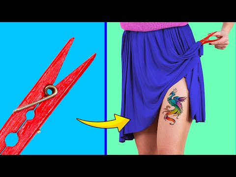 Thumbnail for 15 необычных лайфхаков и поделок с прищепками