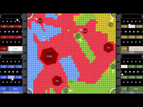 Multiply or Release X Territory War - ????4 Player #2 - Marble Race in Unity