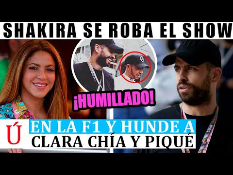 Shakira SE ROBA EL SHOW de la Fórmula 1 HUMILLANDO a Piqué ASÍ con Hamilton en Gran Premio de España