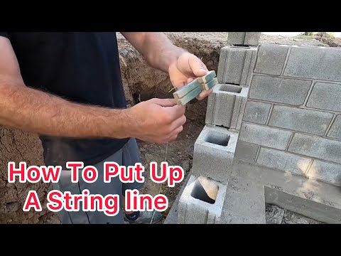 Thumbnail for How To Put Up A String Line To Lay A Block Wall