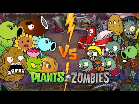 Best Plants vs Zombies Animation - Episode 1,2,3,4,5,6,7 - Primal Cartoon Anime Video PVZ