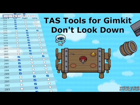 How to set up/use TAS tools for Gimkit Don't Look Down
