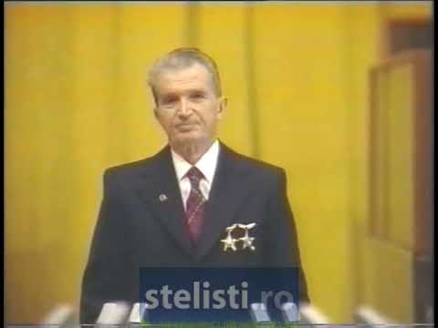 Thumbnail for Ceausescu canta imnul Romaniei „Trei culori”. Sala Palatului, o luna inainte de Revolutia din 1989