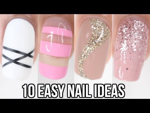 10 EASY Nail Ideas! Nail Art Compilation