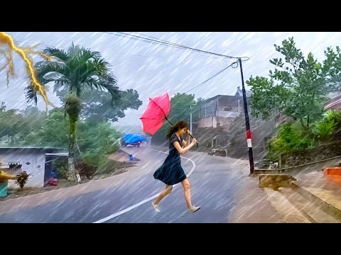 Thumbnail for The Most Extreme Wind and Lightning Storm and the Biggest Rain in a Horrifying Indonesian Village