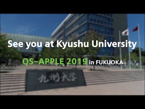QS-APPLE 2019 in Fukuoka