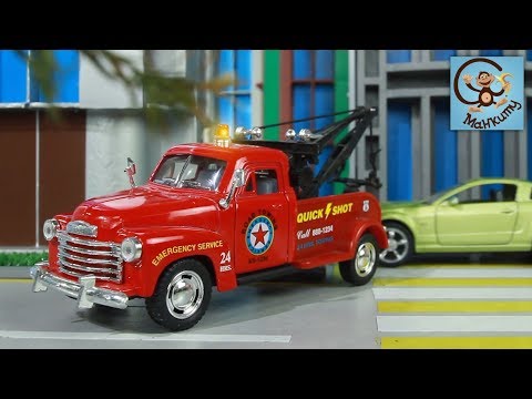 Thumbnail for Мультик про машинки. Эвакуатор, гоночная тачка, полицейская машина и мусоровоз. МанкиМульт