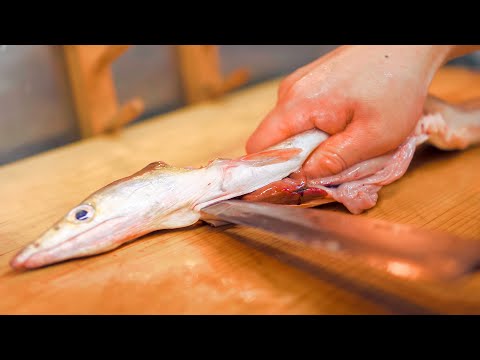 独特な職人技「ハモの骨切り」を駆使した「鱧丼」降臨!京都 祇園 たん義 The World of "Hamo-don" with a Traditional Cutting Skill!