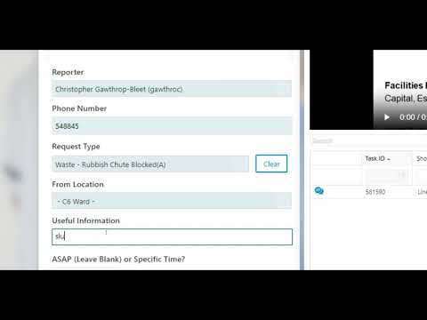 Booking an Attend Porter Request