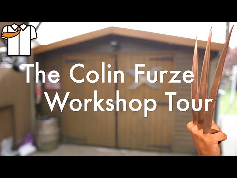 Colin Furze Workshop/Tools Tour & Wolverine Claws