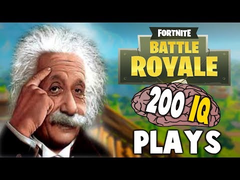 FORTNITE - WHEN PLAYERS HAVE 200 IQ (Smartest Plays Ever)