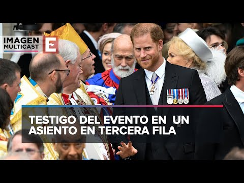 Thumbnail for Príncipe Harry asiste a la coronación de su padre, el rey Carlos III, sin Meghan