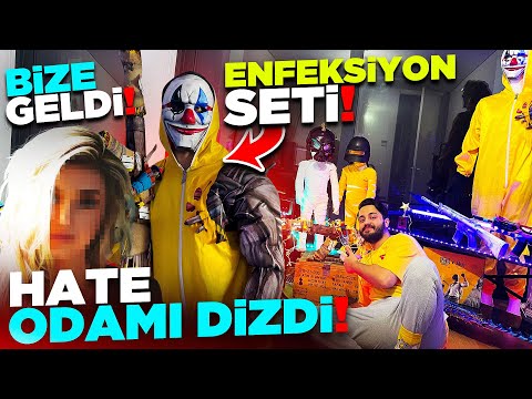 HATE GERÇEK ENFEKSİYON SETİ İLE EVİME GELDİ! BERABER ODAYI YENİLEDİK! (DEV SÜPRİZ)
