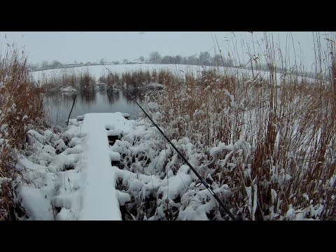 Джиг спиннинг в непогоду,степная речка,Краснодарский край.6,02,Февраль.