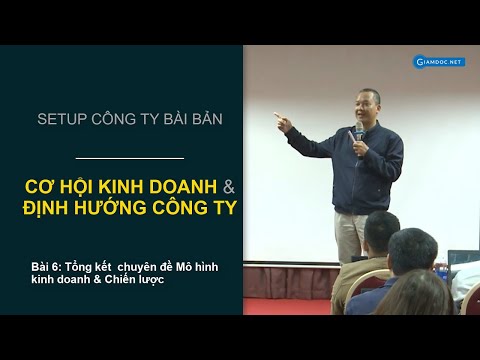Thumbnail for Quản trị doanh nghiệp: Cơ hội KD & định hướng công ty | Tổng kết mô hình kinh doanh & chiến lược.