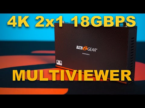 Display Two 4K Sources at 60Hz on the Same Screen | BG-UHD-MVS21A