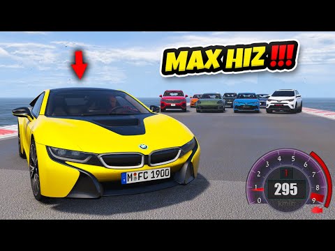 Sevilen Hybrid Arabalar Yeni Max Hız Yarışında - GTA 5