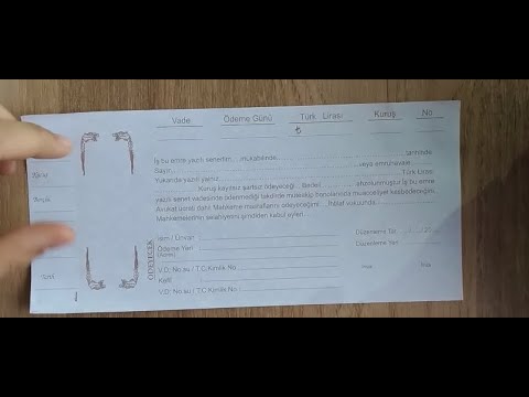 Senet Doldurma Örneği - En Basit Anlatım ile