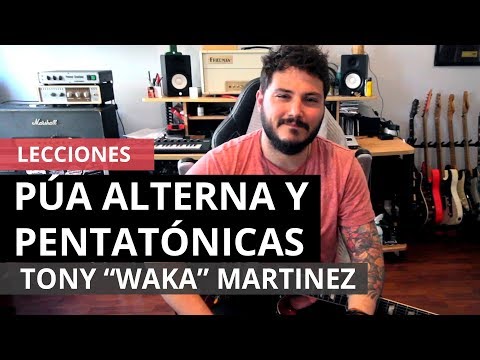 Cómo mejorar tu púa alterna en escalas pentatónicas, con Tony Martinez