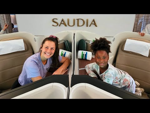 Thumbnail for OUR FIRST TIME | 20 Hours Flying in Saudia Business Class!