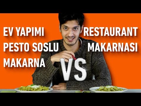 Thumbnail for Ev Yapımı Pesto Soslu Makarna vs. Restaurant Makarnası | Yemek Düelloları #2