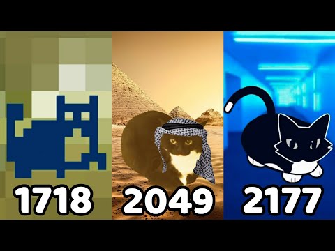 Maxwell the Cat Dance in Different years All Version