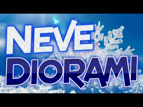 Tutorial come creare la neve per modellismo e diorami [#animeknow]
