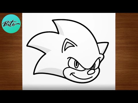 Thumbnail for Como desenhar o SONIC (versão do filme) passo a passo, fácil e rápido