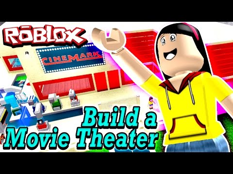 Roblox Build a Movie Theater Tycoon - My Cinema is ARMED?!?!!!! - DOLLASTIC PLAYS!