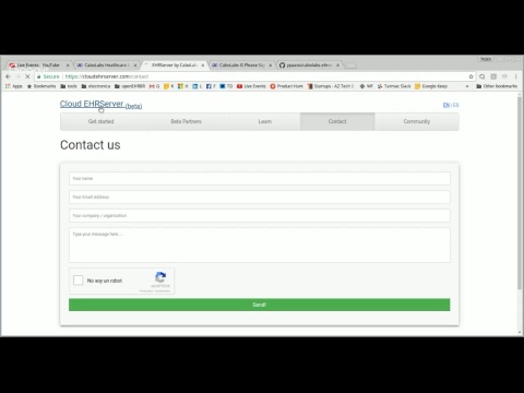 EHRServer v0.9.5 demo (English)