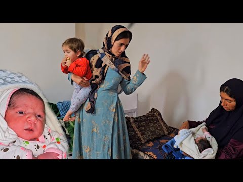 Tajma and Newborn's ???? Homecoming: Mirza's Loving Escort from the Hospital Documentary