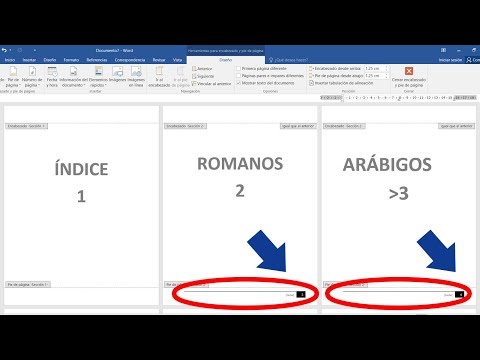 Thumbnail for Como numerar en romanos y arábigos en un mismo documento word 2016