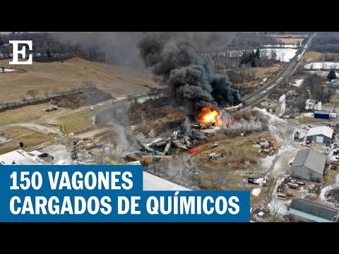 Thumbnail for Así descarriló un tren tóxico en Ohio, que forzó una evacuación masiva | EL PAÍS
