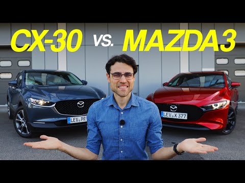 Thumbnail for Mazda 3 vs CX-30 comparison review - hatch or SUV? Skyactiv-X inside!