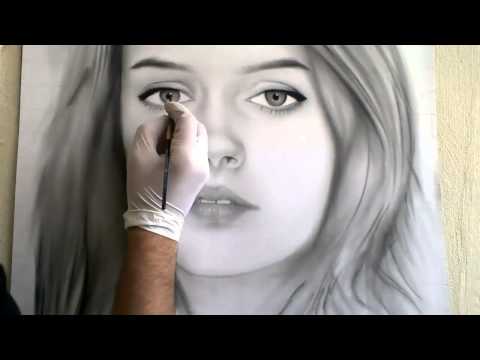 Speed drawing portrait of Ekatherine Krime  |  BY: sebahattin çelik  |  KURU FIRÇA TEKNİĞİ