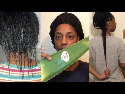 Homemade ALOE VERA leave in conditioner for MASSIVE HAIR GROWTH