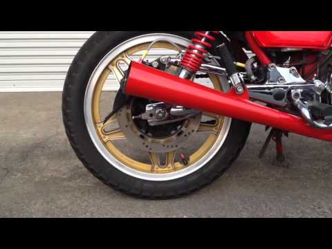 スーパーホーク 400の6速 クロスメガホン装備