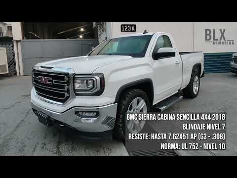 BLX 1381 GMC SIERRA CABINA SENCILLA 4X4 NIVEL 7