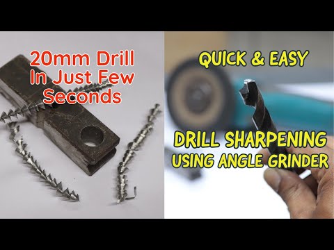 Thumbnail for Quick and Accurate Way to Sharp Drill Bit. | Drill Bit Sharpening Using Angle Grinder.