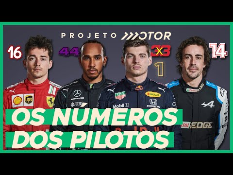 POR QUE OS PILOTOS DA F1 USAM OS NÚMEROS QUE USAM?