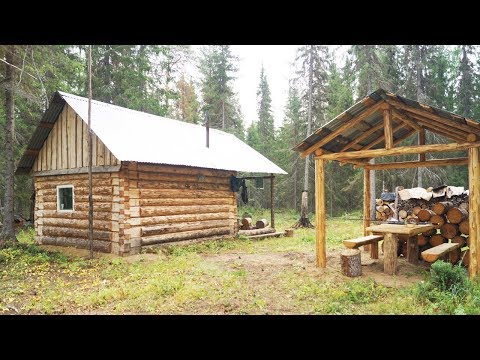 Thumbnail for Восемь дней в тайге. Одиночный поход по северной реке. Крутая лесная изба. Охота и рыбалка | часть 2