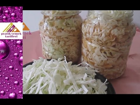 Lahana Turşusu Tarifi -Pratik Yemek Tarifleri
