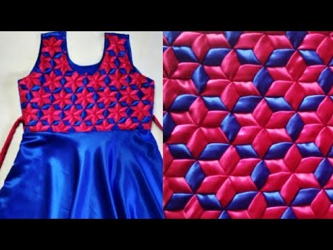 Weaving Knitting Pattern dress design girl  frock smoking origami latest cutting design/ day cat may