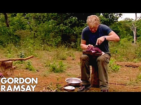 Gordon Ramsay Helps A Cambodian Tribe Butcher And Cook Buffalo | Gordon&apos;s Great Escape
